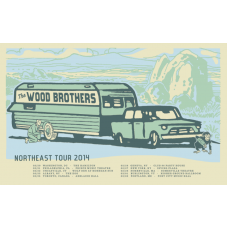 The Wood Brothers: North East Tour Poster, 2014 Hamline